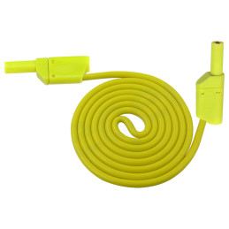 Test leads with 4mm safety banana plug, set of 5 colors.