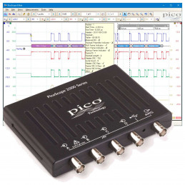 PicoScope 2405A 25MHz 4-kanals oscilloskop