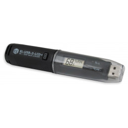 Lascar EL-USB-2-LCD+ luftfugtighed, temperatur og dugpunkt logger med udvidet nøjagtighed og LCD-display
