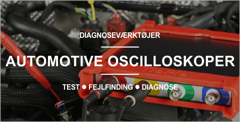 PC-oscilloskoper til auto diagnose